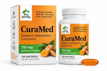 Terry Naturally CuraMed Softgels,750mg - 60 Count