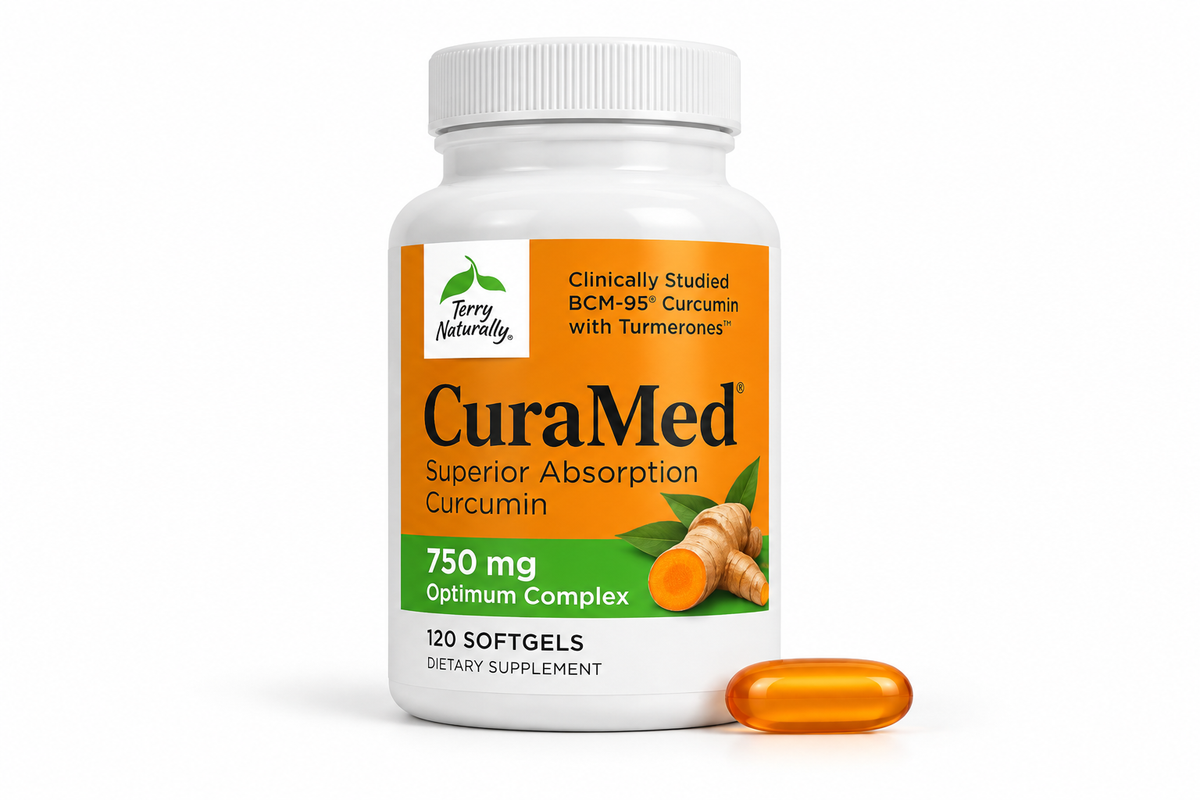 Terry Naturally CuraMed Softgels,750mg - 60 Count