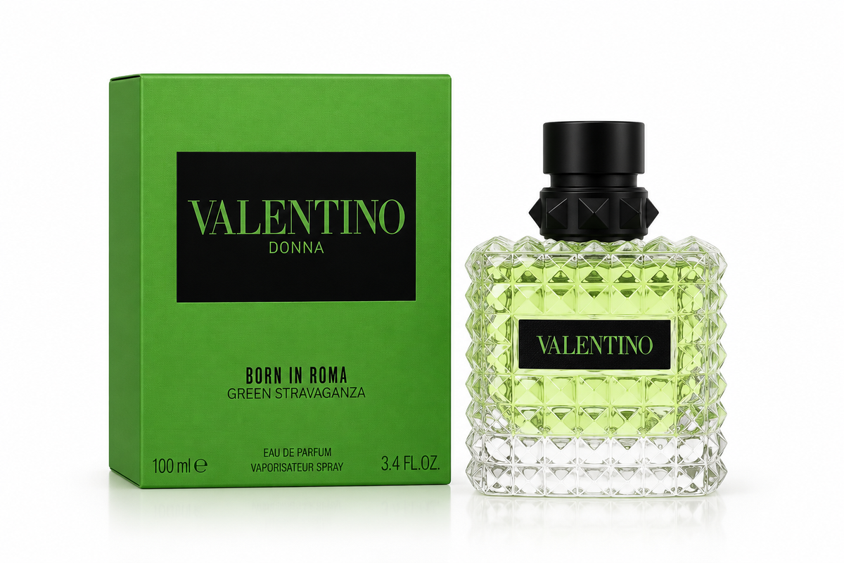Valentino Donna Born In Roma Eau De Parfum (Green Stravganza) 3.4 oz 100 ML