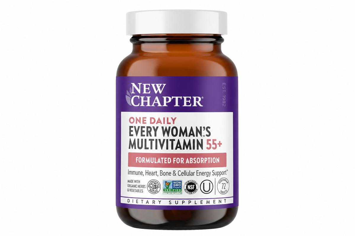 New Chapter Every Woman's One Daily 55+ Multivitamin Tablets-48 Count