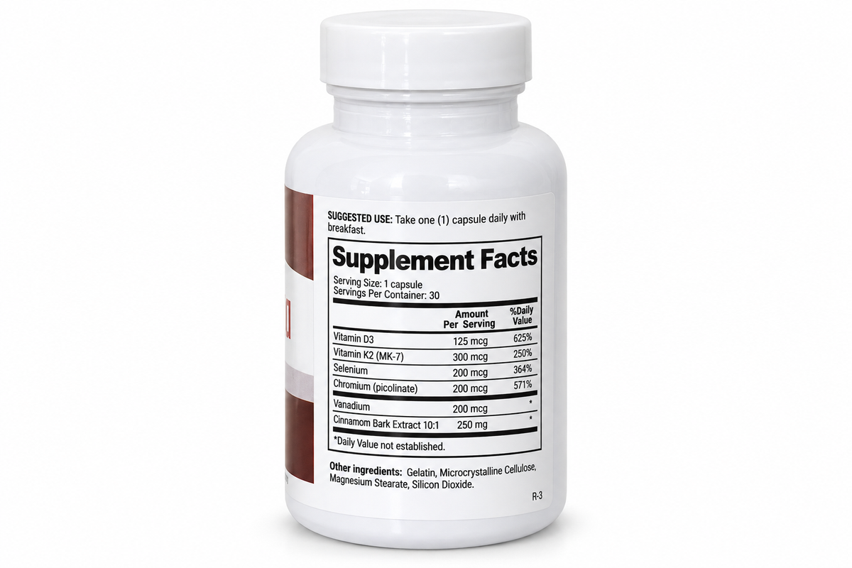 CinnaChroma – Blood Sugar Support Supplement with Cinnamon Extract & Chromium