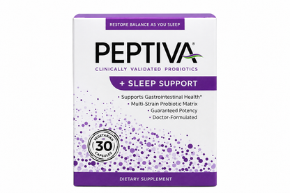 Peptiva 26 Billion Multi-Strain Probiotic and Sleep Support 30 Capsules