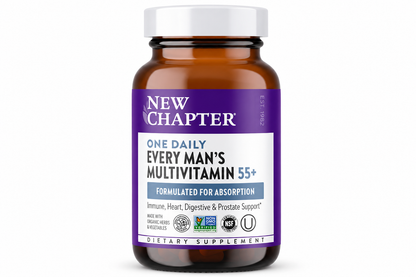 New Chapter Every Man's One Daily 55+ Multivitamin Tablets - 48 Count