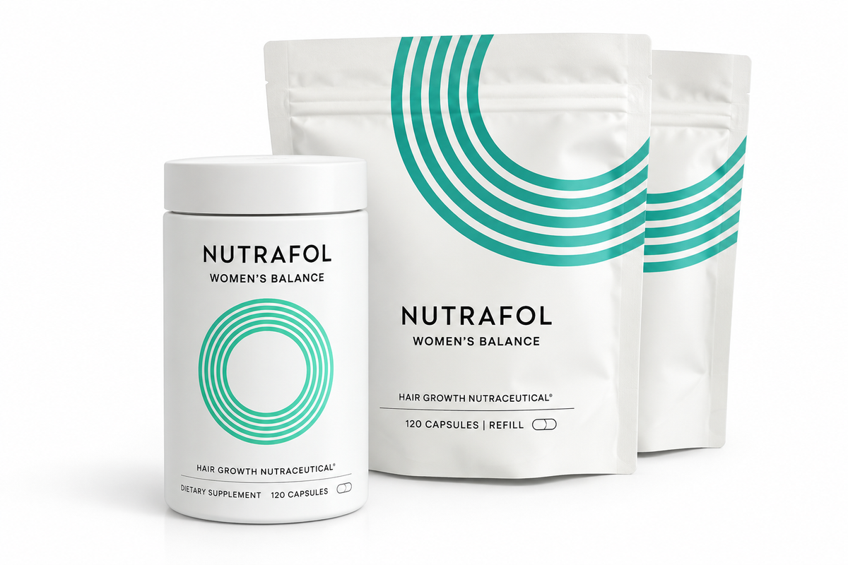NUTRAFOLS Women's Hair Growth Nutraceutical 120 Capsules