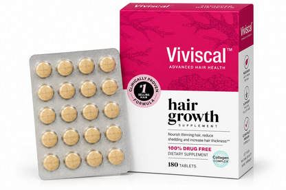 Viviscal Hair Growth Dietary Supplement with Collagen Complex 180 Tablets