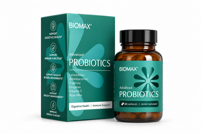 BIOMA Gut Health Probiotics for Weight Management Digestive Health 60 Caps
