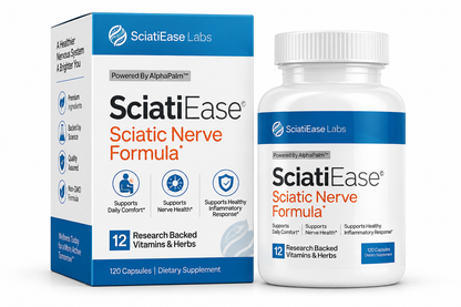 Sciatic Nerve Support Formula with AlphaPalm Dietary Supplement, 120 Capsules