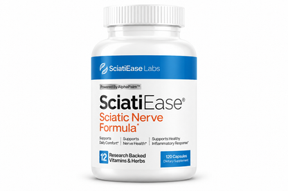 Sciatic Nerve Support Formula with AlphaPalm Dietary Supplement, 120 Capsules