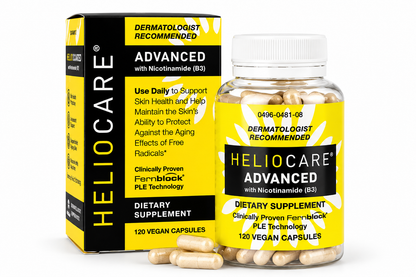 Heliocare Advanced with Nicotinamide Antioxidant Supplement, 120 Capsules