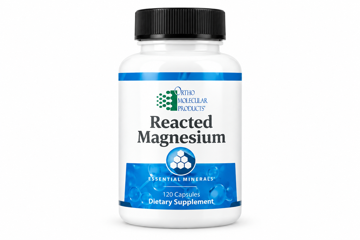 Ortho Molecular Products Reacted Magnesium 120Capsules