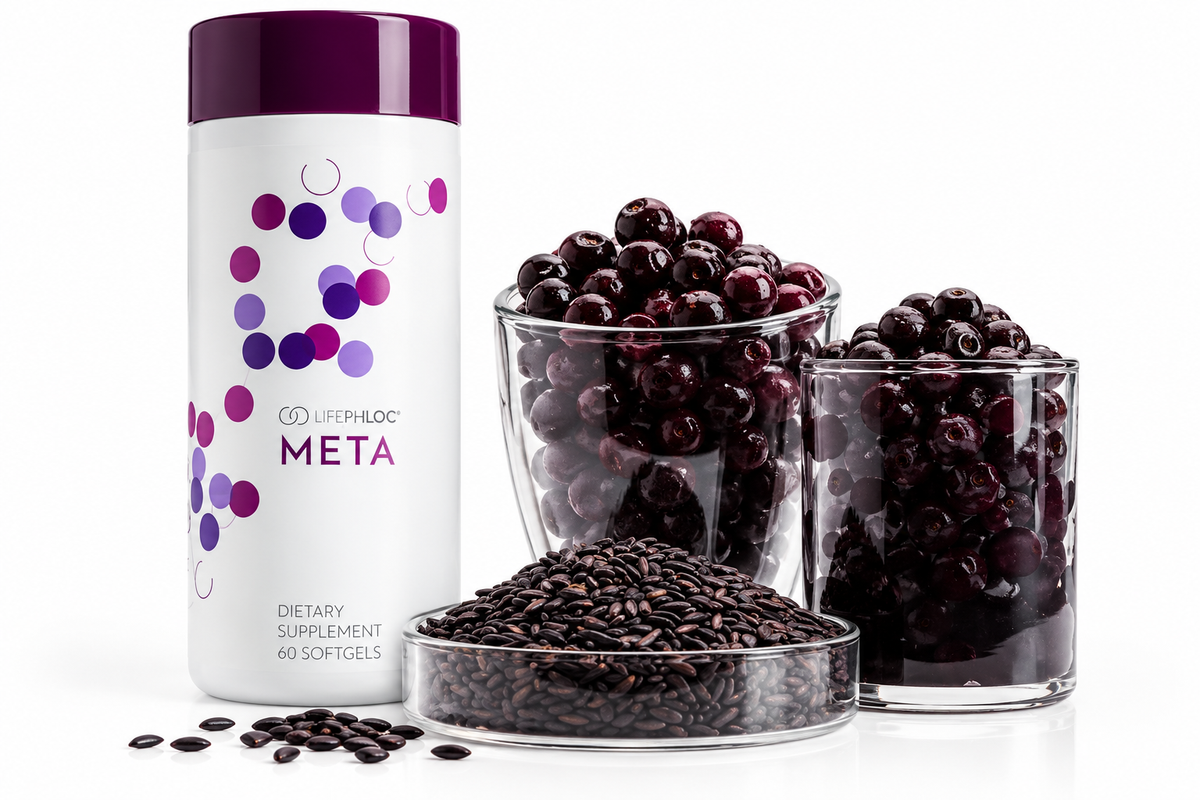 Nu Skin ageLOC Meta, a dietary supplement contains 120 softgels.