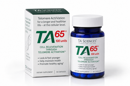TA-65MD 100 Units Dietary Supplement. Contains 30 capsules