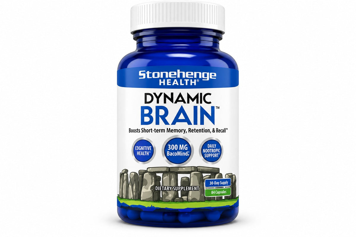 Health Dynamic Brain Dietary Supplement 60 Veggie Capsules