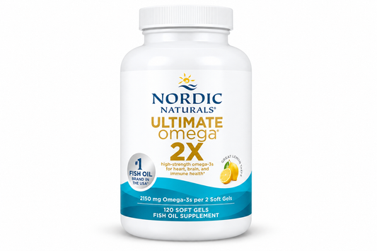 Nordic Naturals Ultimate Omega 2X, 2150mg Fish Oil, Lemon - 120 Count