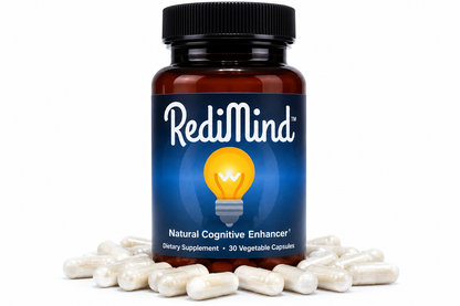 RediMind Natural Cognitive Support and Brain Supplement, Vegan, Gluten-Free