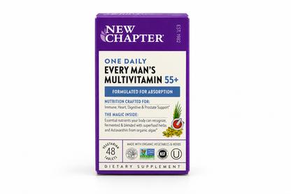 New Chapter Every Man's One Daily 55+ Multivitamin Tablets - 48 Count
