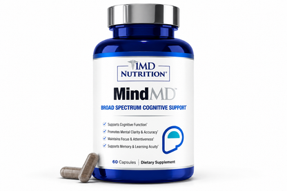 1MD Nutrition MindMD Brain Supplement for Memory and Focus Bacopa Monnieri